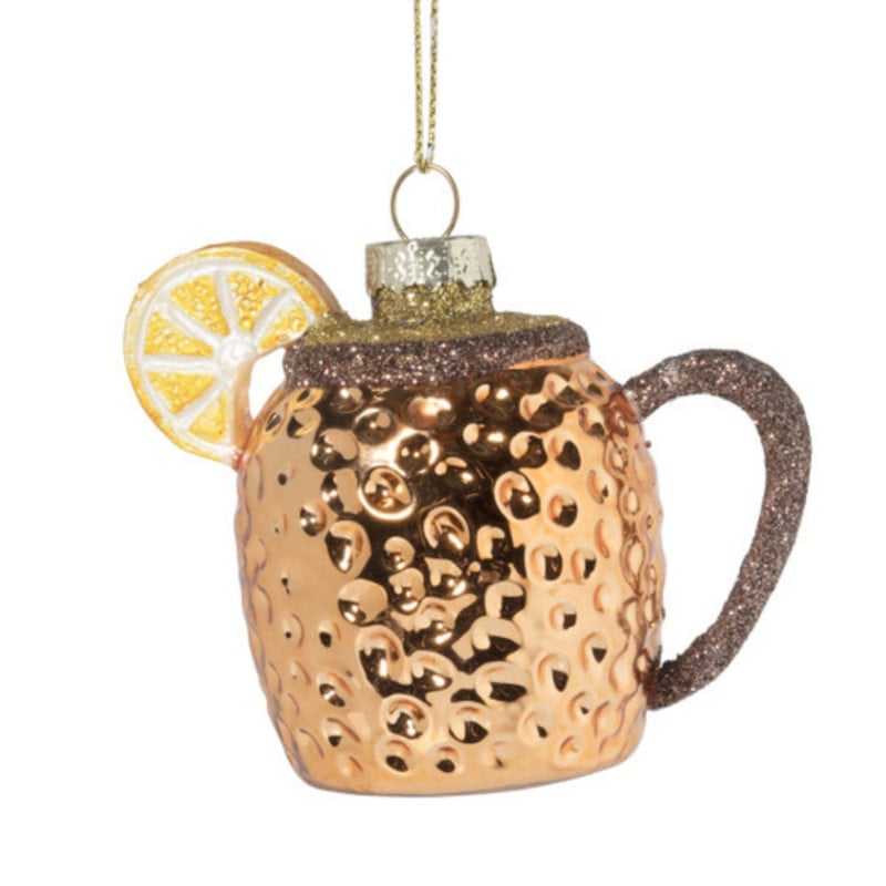 Kersthanger Moscow Mule - goudkleurig - 8.5x7.2x5.5 cm